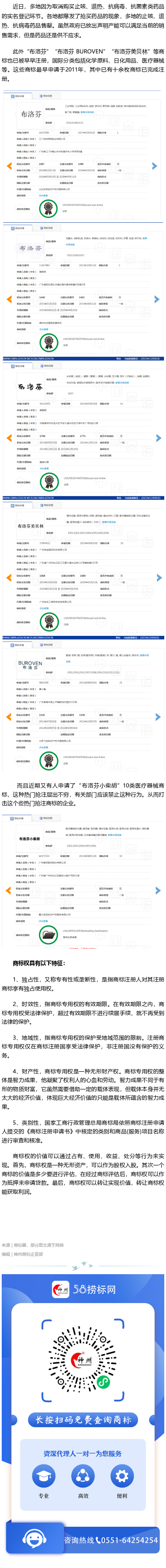 布洛芬商標(biāo)已被陸續(xù)注冊(cè)，已有商標(biāo)注冊(cè)成功